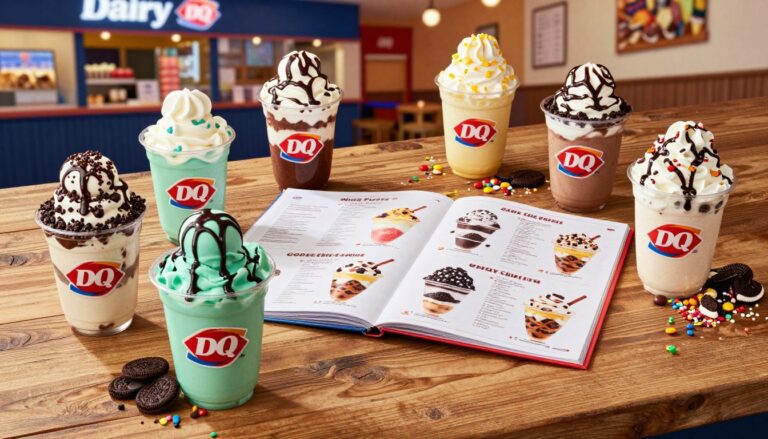 Dairy Queen Blizzard Menu