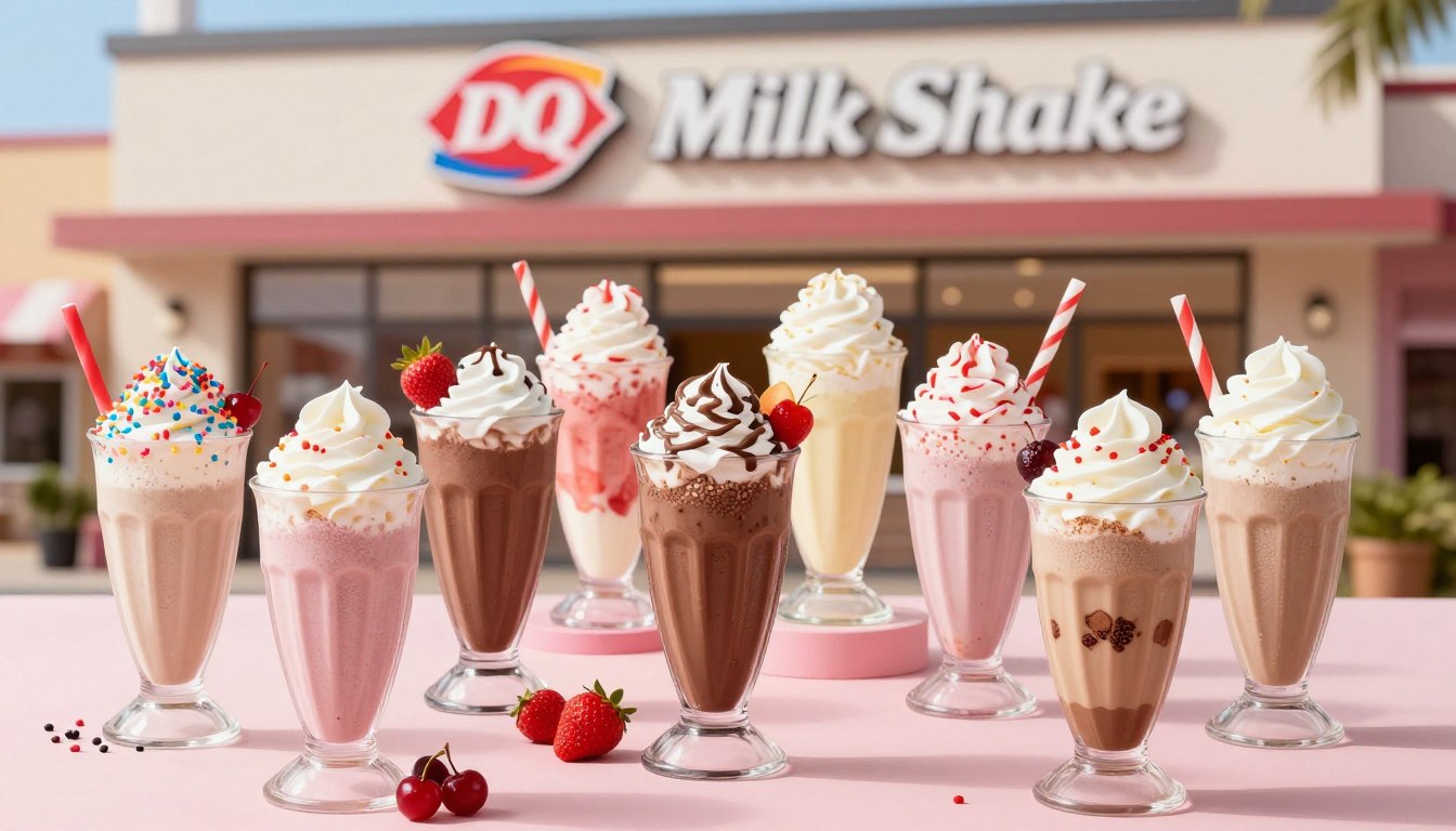 Dairy Queen Milkshakes Menu