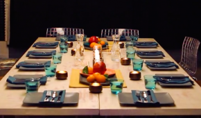 The table